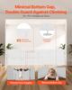 Retractable Baby Gate, 870 mm Tall, Extends up to 2800 mm Wide, Retractable Gate for Kids or Pets, Mesh Material, Easy to Install for Indoor Stairs,