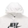 Nike Club Fleece Printed Pullover Hoodie Men Tops White BV2974-100