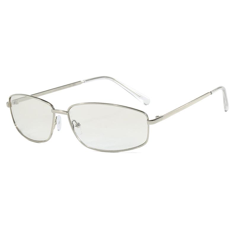 Vintage y2k Sunglasses Women Gradient Lens Metal Frame UV400 Protection Stylish Outdoor Shades Trendy Luxury Design