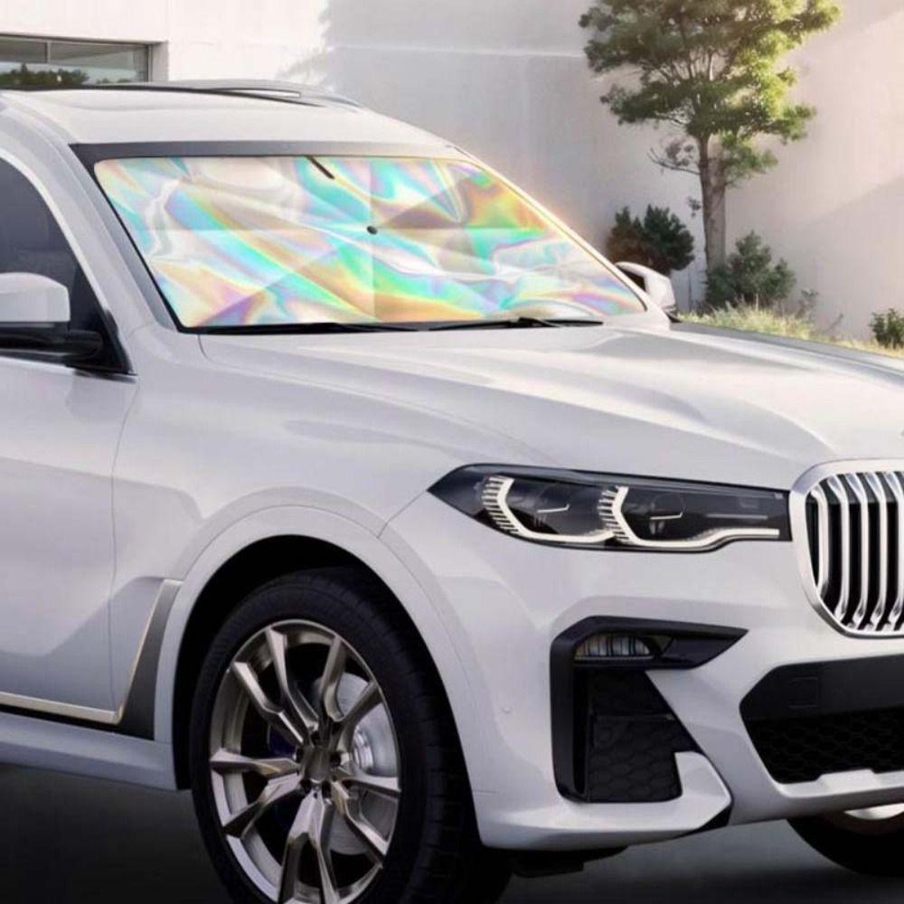 Laser Car Sun Shade Retractable Sun Protector Shade Coversv Windshield Sunshade Auto Protection