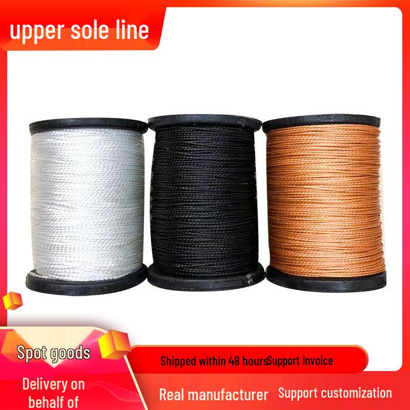 Shoe Repair Nylon Thread: Upper Sole, Black/White/Brown, Awl Binding, Mending Thread In Stock