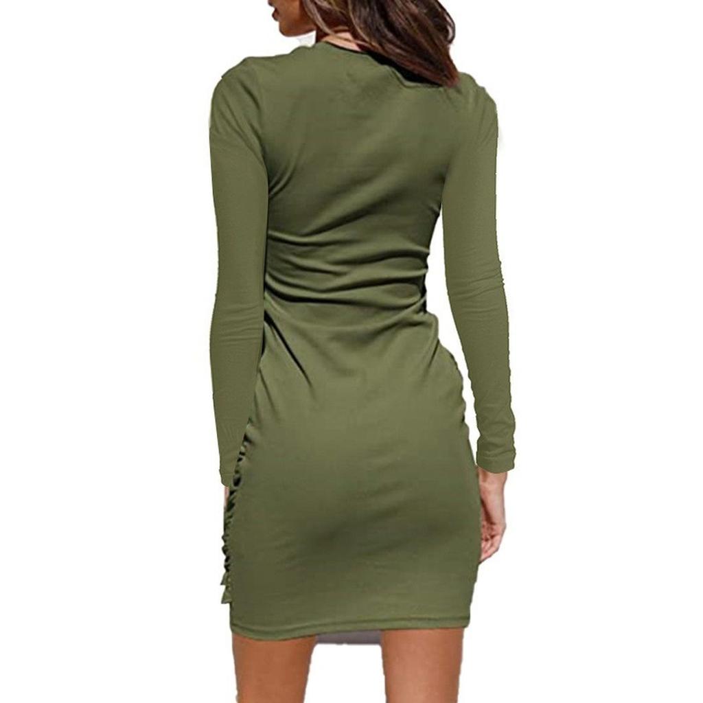 Women's Fashionable Loose Round-neck Dress