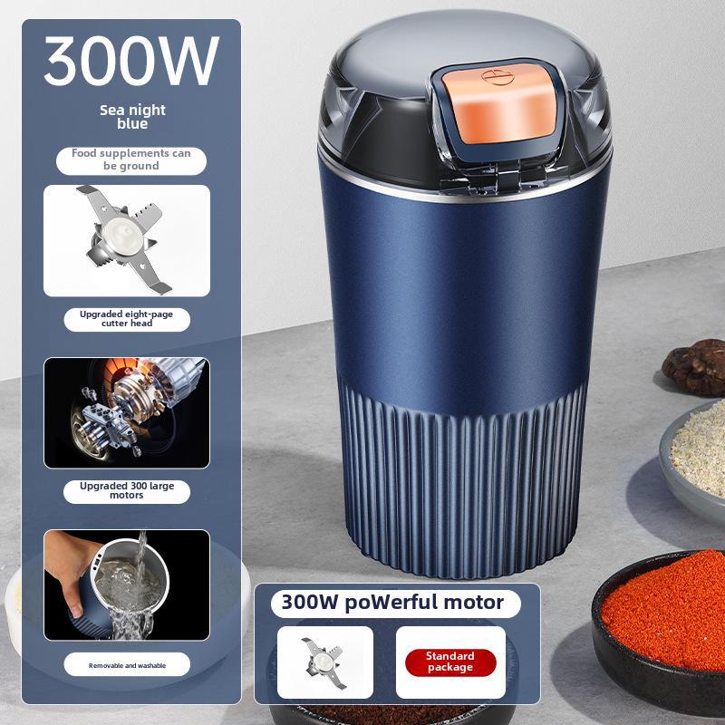 Elektrický mlýnek na obilí a kávu z nerezové oceli pro domácnost