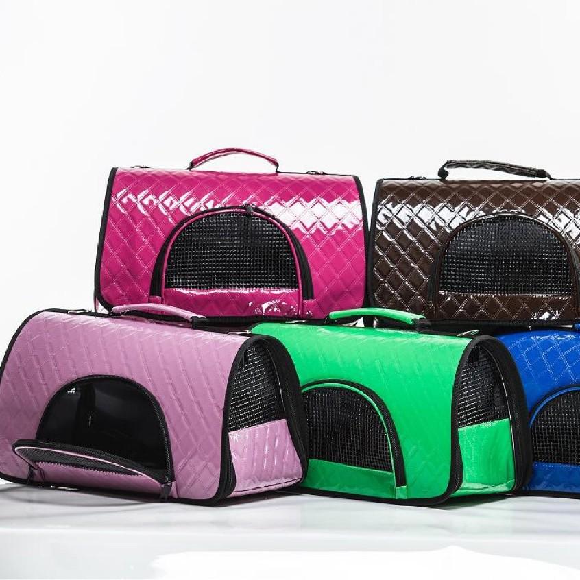 

Рюкзак-кроссбоди для путешествий с питомцем с дышащей сеткой и многосторонними отверстиями зелёный