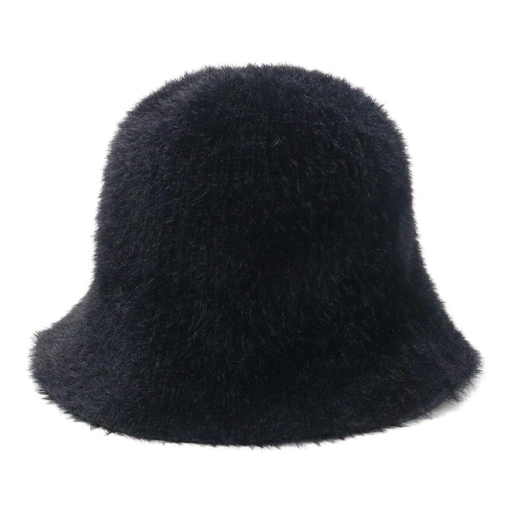 [New Era] Explorer Bucket Hat, Loose and Fluffy, Black, ML, EXPLORER SB SHAGGY KH F AND S BLK