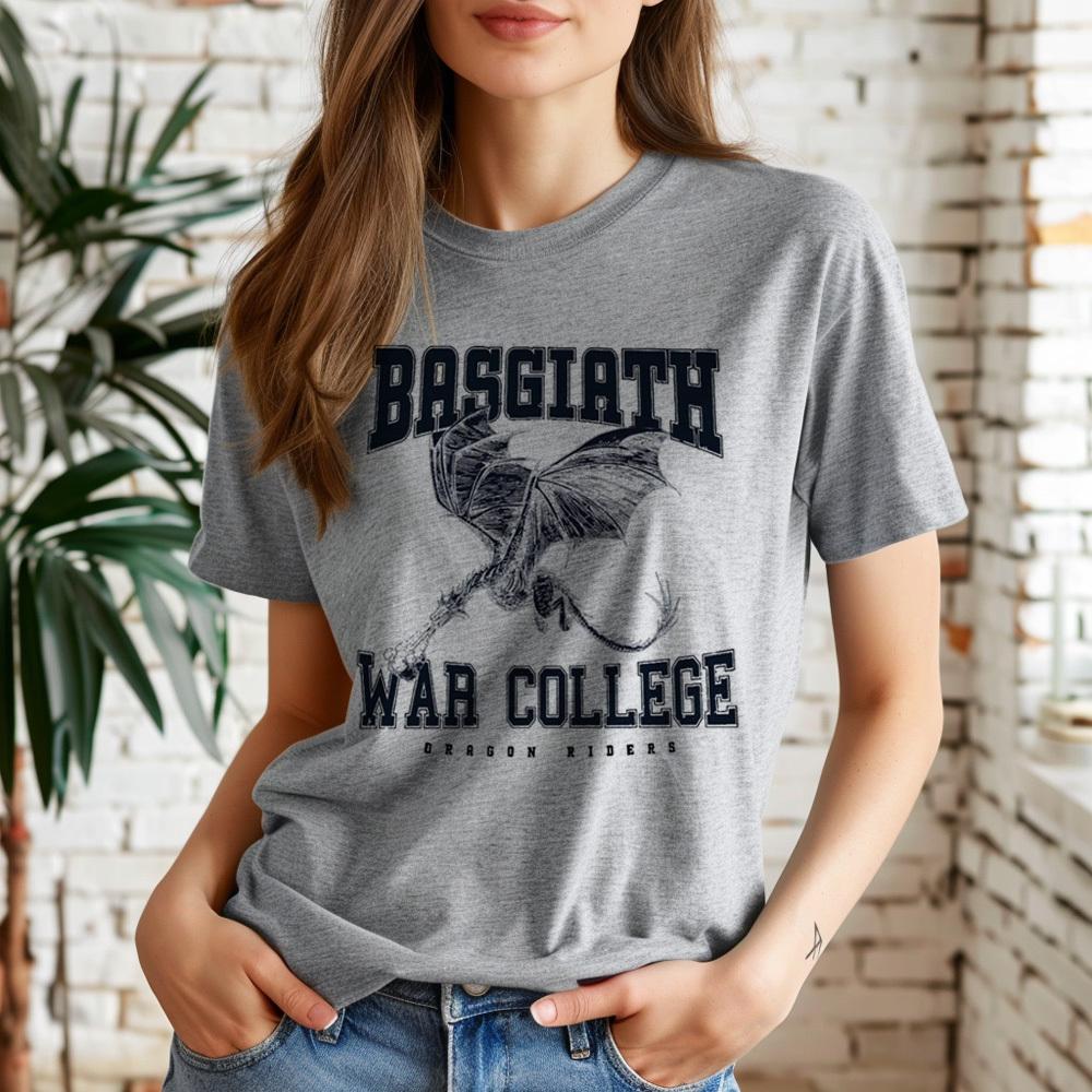 Fourth Wing T Shirt Girl Grunge Pop Culture Comfortable Colorful T Shirt Gothic Anime Punk 80s Digital Hip Hop