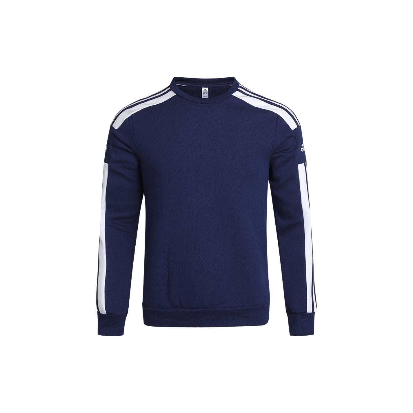adidas Round Neck Pullover Long Sleeves Blue Men s GT6639 XS