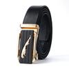 First Layer Cowhide Men'S Belt Wallet Combination Set Cowhide Automatic Buckle Belt Wallet Gift Box