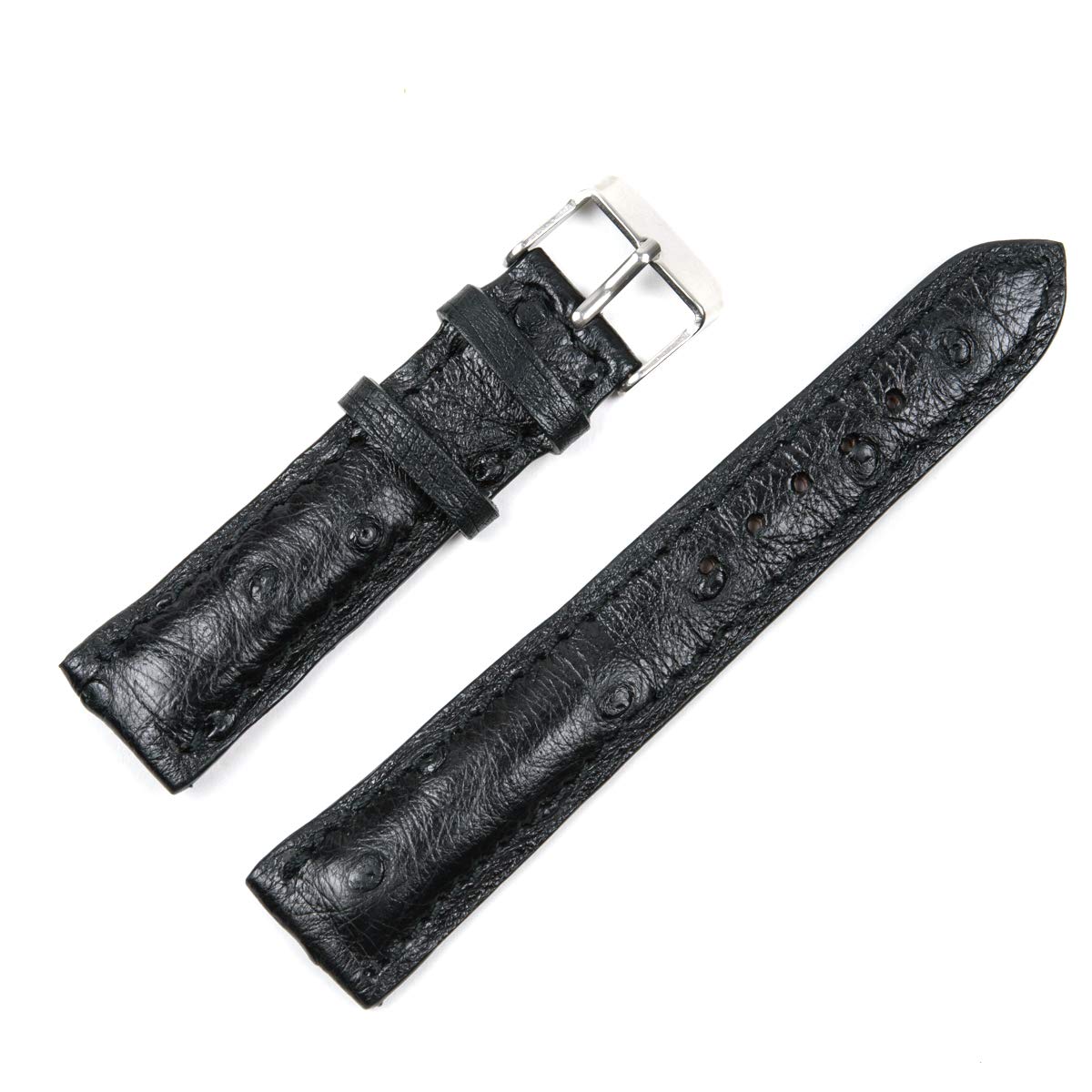 

Ремешок для часов Revetta из кожи страуса, черный, 24 мм [126-1oub24]