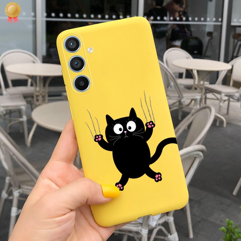 For Samsung Galaxy A24 A 24 4G Case Cute Shockproof Silicone Cartoon Back Cover For Samsung A24 SM-A246M A 24 Funda