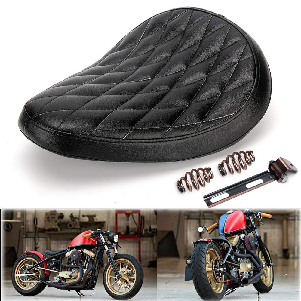 

Karun Мотоциклетное Кастомное Одиночное Пружинное Сиденье с Жестким Дном для и Больше Сиденье Бронзовая Пружина Кронштейна Honda, Yamaha, Kawasaki, Suzuki, Чоппер,