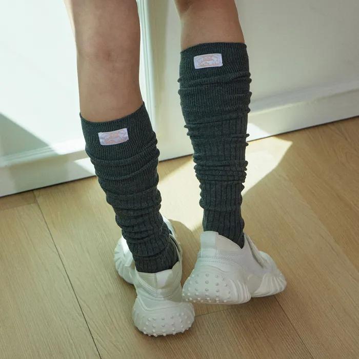 Lively knee socks (gray)