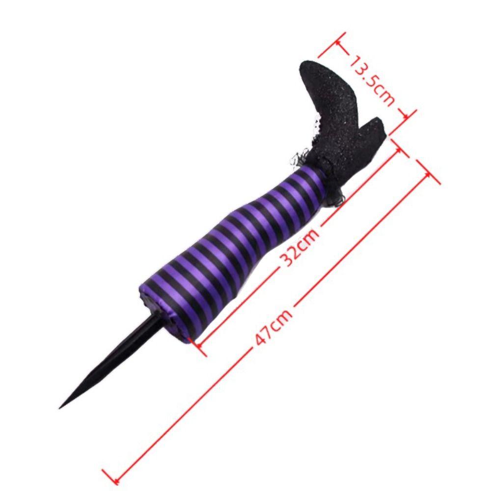 Insert Ornament Witch Legs Props Evil Witch Witch Artificial Leg Witch Leg Decoration  Garden