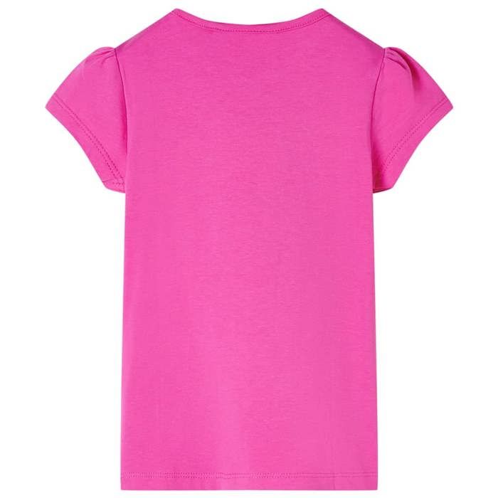 Children's T-shirt with Short Sleeves Dark Pink 92/104/116/128/140