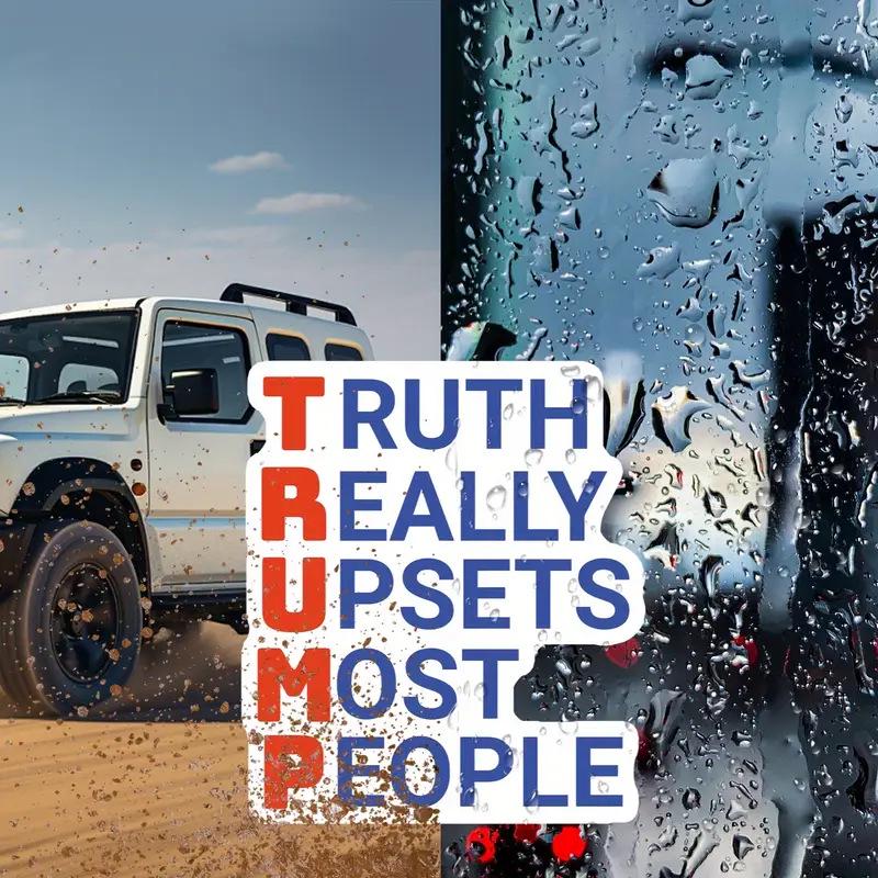 Durable Vinyl Trump Supporter Stickers for Cars & Laptops