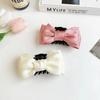 Tie Grab Shark Clip Curly Hair Clip Back Head Headdress Hair Accessories Grab Clip Cute Fashion Women Creative Double-sided Bow