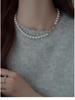 Niche Korean-Style Pearl Choker Necklace: Strong Luster Imitation Pearls for Women