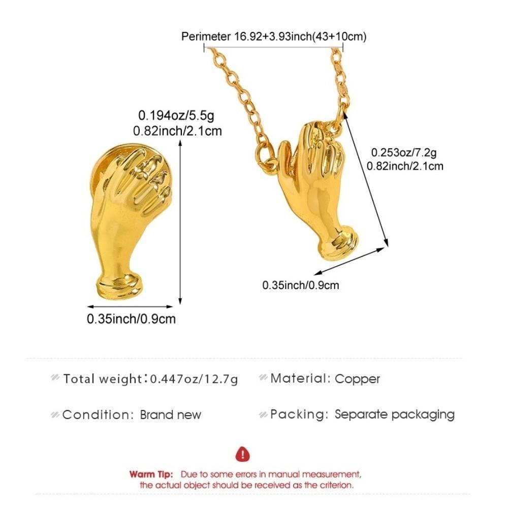 Französische Handförmige Corsage Brosche Kreatives Anzug Kleid Corsage Zubehör Premium Anzug Mantel Anstecker Geschenk