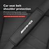 Leather Car Seat Safety Belt Soft Protector Shoulder Strap Pad For Mercedes Benz AMG W202 W212 W213 WAMG 220 W221 W222 C180 C200