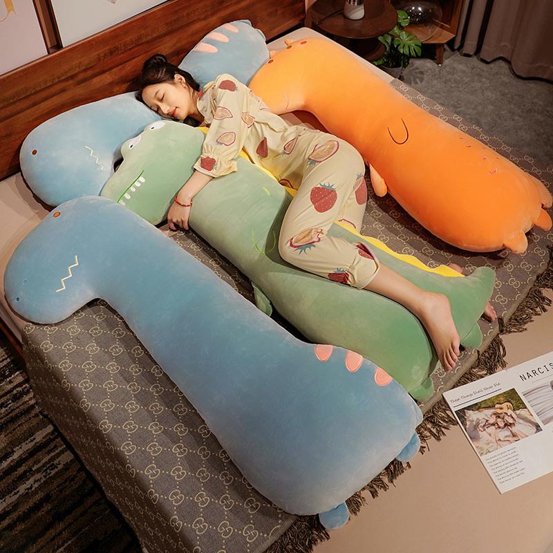 Jessica Chen Unisex Non-Toxic Cute Cartoon Animal Long Sleeping Pillow Squishy Plush Toys Stuffed Removable Cushion Birthday Gifts