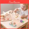 Cooking Wooden Kitchen Pot Toy Set For Kids Hands On Learning Creativity And