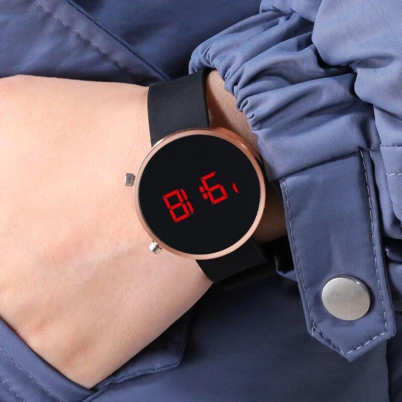 LED Unisex Digitaal Polshorloge Casual Sporthorloge voor Mannen Vrouwen Decoratieve Horloges