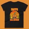Happy Halloween Zombie Monster Pumpkin Jack-o-lantern Spooky Season Womens Tee T Shirt Mens Tops Unisex Top