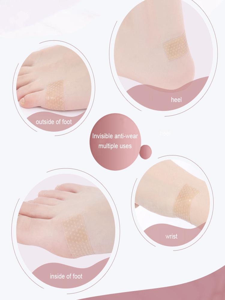 Heel Cups for High Heel Protector Bionic Silicone Gel Ultifunctional Invisible Women's Adhesive Patch Cushion Shoes Accessories
