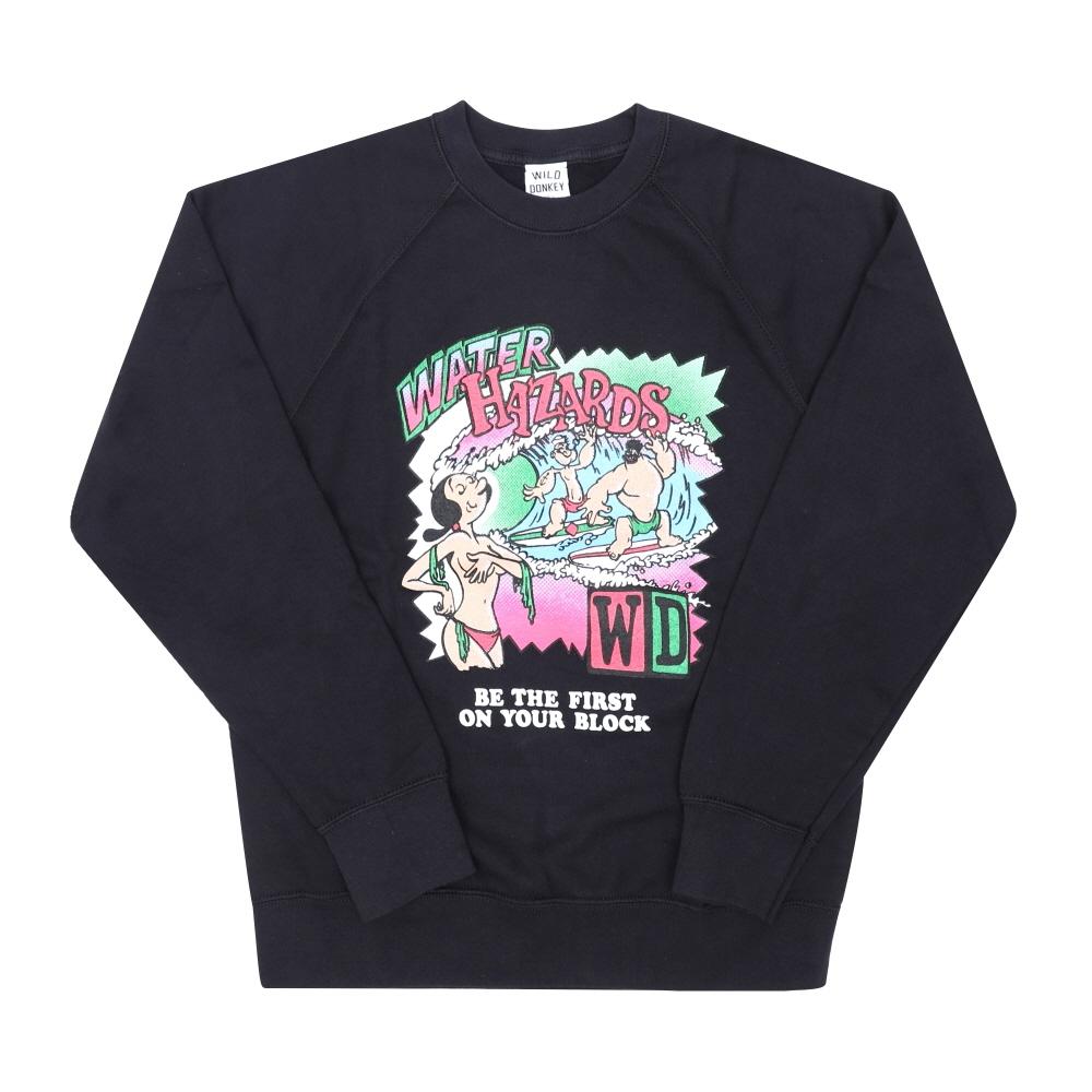 Wild Donkey Sweatshirt Fr Hazard Black FR-HAZARD BLACK (S)