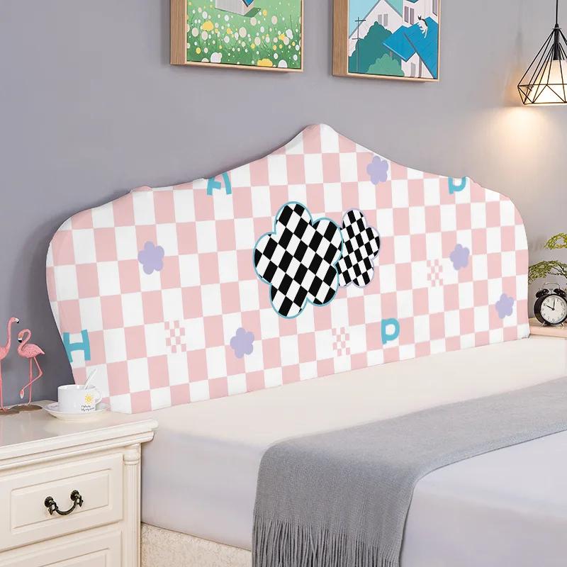 

Эластичный чехол для изголовья кровати, хлопковый чехол для изголовья кровати, универсальный чехол для прикроватной тумбочки с маленьким цветочным принтом, универсальный, 1,2–2,2 м 1.2M