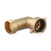 Easily Connect Your Hoses with Yellow Brass Elbow Connector