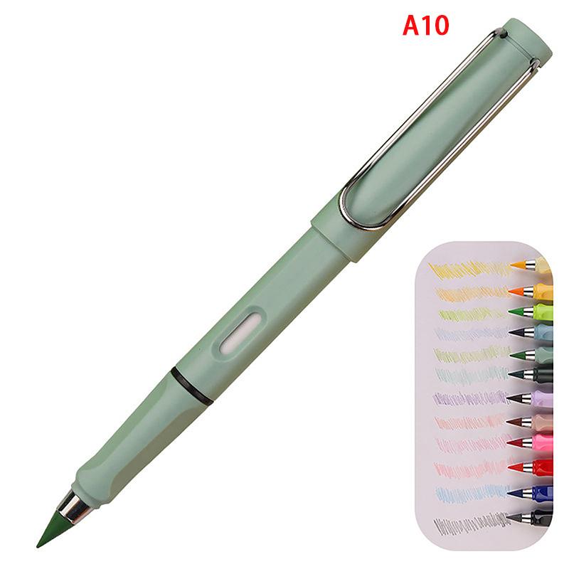 Kolorowy wieczny ołówek 2B szkic artystyczny malowanie nieograniczone ołówki do pisania magiczne wymazywalne wkłady przybory szkolne