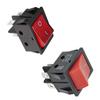 Set of Two 30A 250VAC Power Switch 4Pin with LED Indicator for Welding Machines and Electric Heater Applications