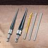 Reamers For Metal 5pcs Metal Hole Opener Tapered Reamer Tool Handheld Chamfer Reaming Tool Bridge Pin Hole Hand Reamer