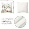 1 pieces -2D flat printing Autumn Pumpkin Pattern Decorative Throw Pillows Polyester pillowcase, sofa decorative cushion cov