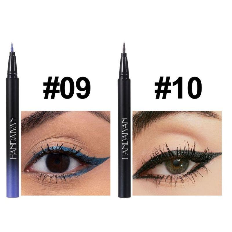HANDAIYAN - Vivid Metallic Luster Liquid Eyeliner - 10 Colors