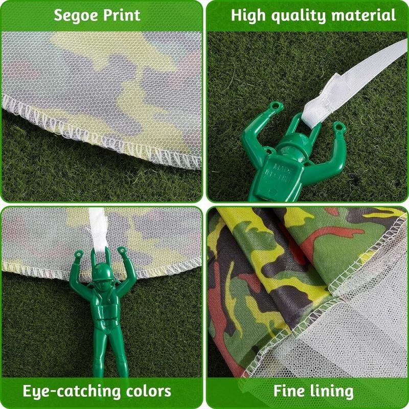 Hand Throwing Mini Soldier Parachute Toys For Kids Fun Play Outdoor Sports Game Children's Educational Gifts