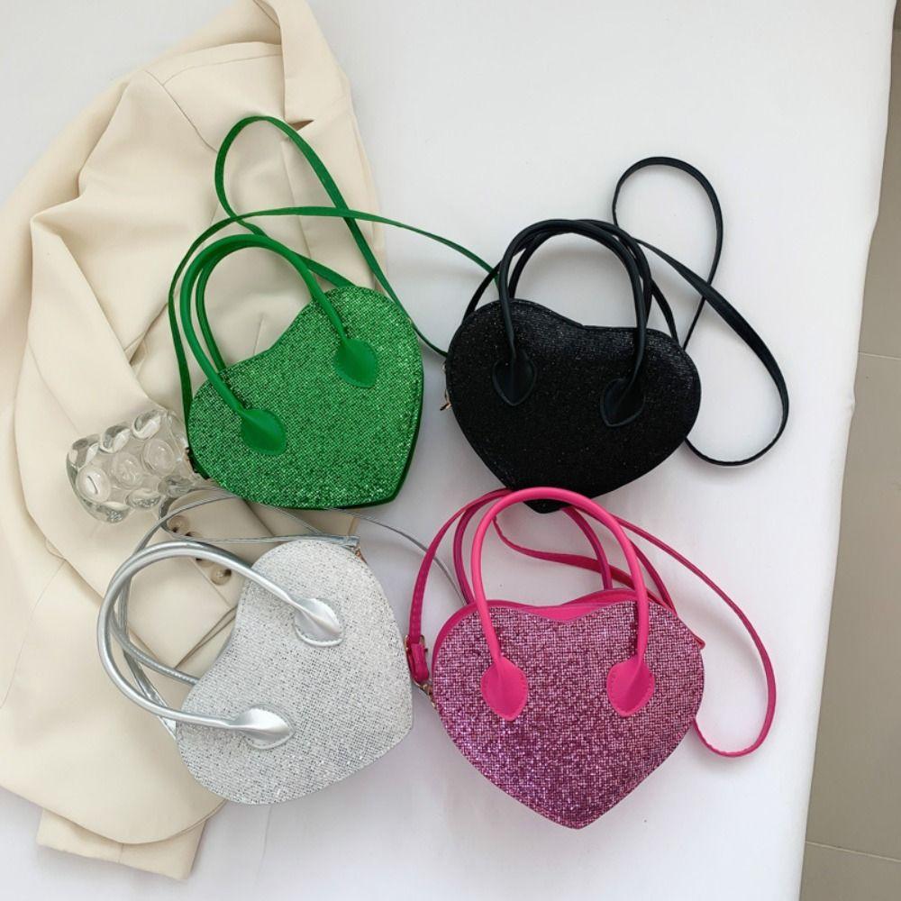 

Сумка через плечо из искусственной кожи Love Heart Shape Tote Bag Новая сумка через плечо