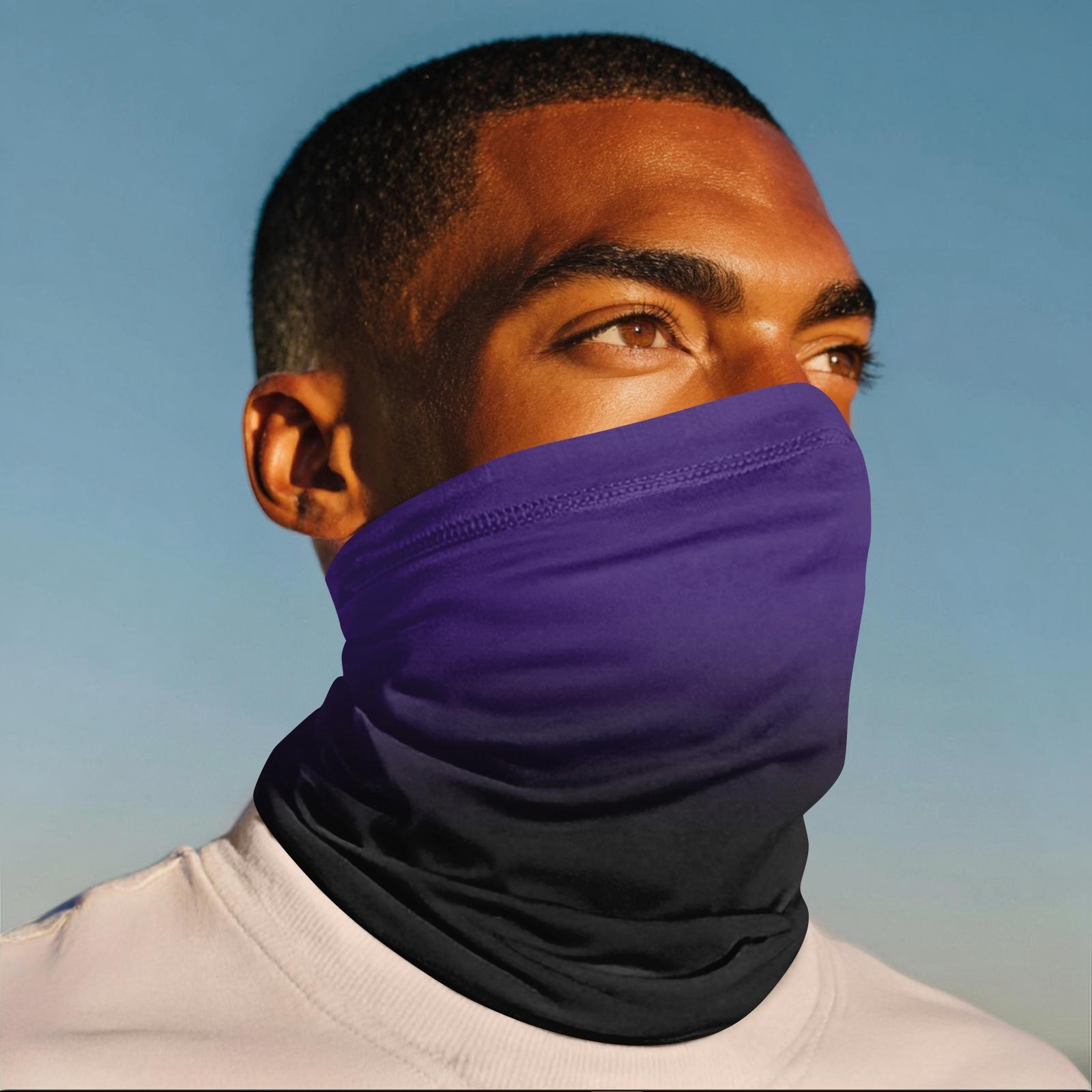 

Utdoor Sun Visor Cycling Mask - Headscarf Sunscreen Neck Scarf One Size фіолетовий