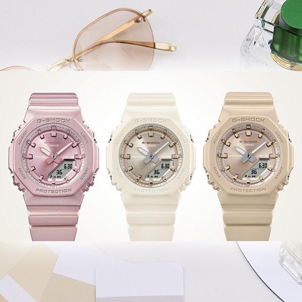 Casio G-SHOCK GMA-P2100ST-9AJF Damenuhr [G-SHOCK Minimal Design] Runde Digital-Analog-Uhr