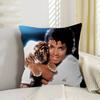 MJ Mmichael Jjackson Pillow Gifts Home Office Furnishings Bedroom Sofa Car Cushion Cover Case Xcm