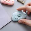 2pcs Mini Cloud Utility Knife Automatic Rebound 9mm Steel Blade Paper Cutter Opener for Letter Box Wrapping Cutting School