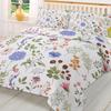 Vintage Ziołowy Kwiatowy Roślinny 3-częściowy Zestaw Pościeli na Łóżko Podwójne Tekstylia Domowe Poszwa na Kołdrę Pokrowiec na Kołdrę Poszewka na Poduszkę