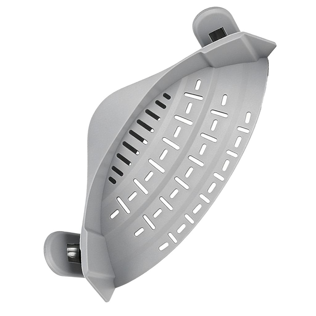 Clamp On Food Strainer for All Pots Pan Silicone Pasta Strainer Kitchen Gadgets for Noodle Vegetables Fruit Spaghetti