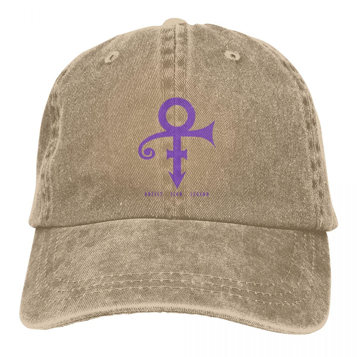 

Prince Paisley Park The Artist Baseball Cap Merch Casual Distressed Washed Purple Rain His Royal Badness Tafkap Headwear Hat One Size