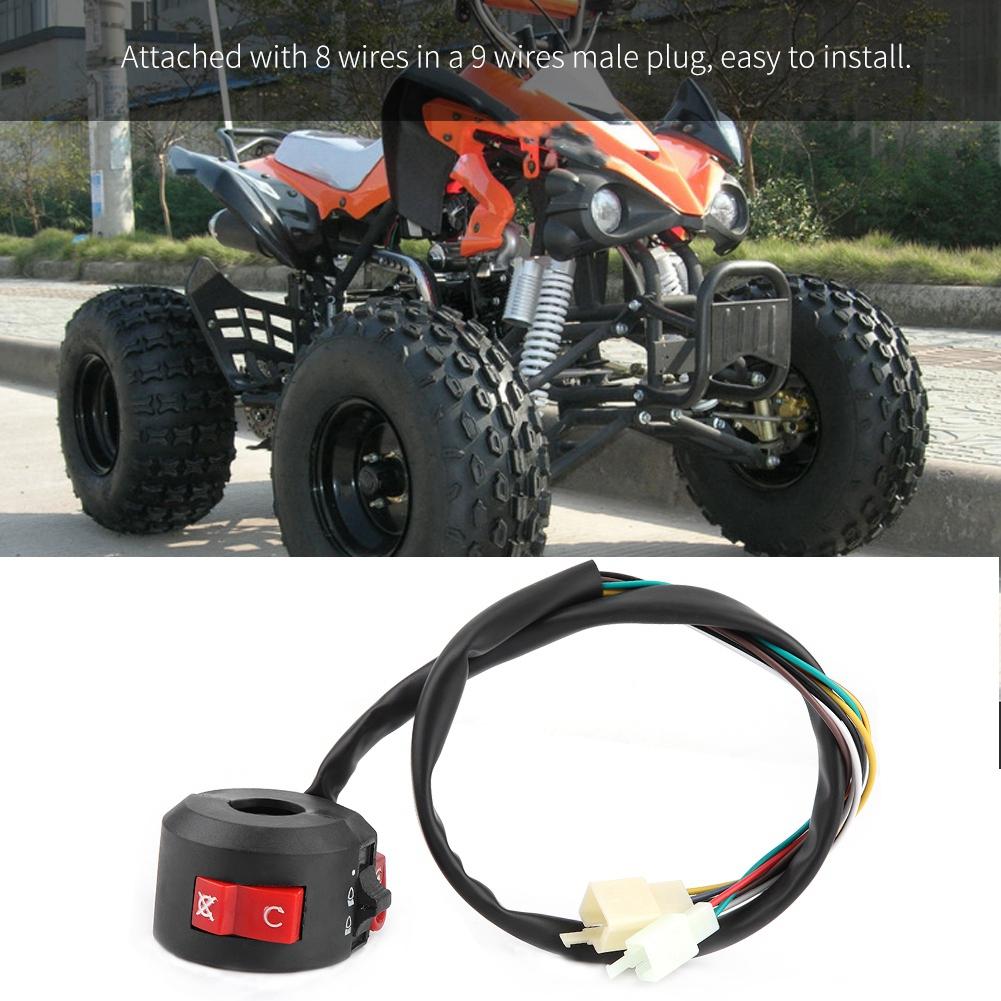 Motorcycle Left Handbar Switch Start Kill ON off Light Switch for 50cC 110cc ATV Quad