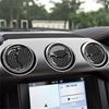 9Pcs Carbon Fiber Interior Air Vent Outlet Trim Cover For Ford Mustang 2015-