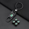 3D Metaal Leer Auto Embleem Sleutelhanger Sleutelringen Voor Skoda Octavia A5 A7 Fabia Superb Rapid Kodiaq Kamiq Auto Accessoires wsjn67