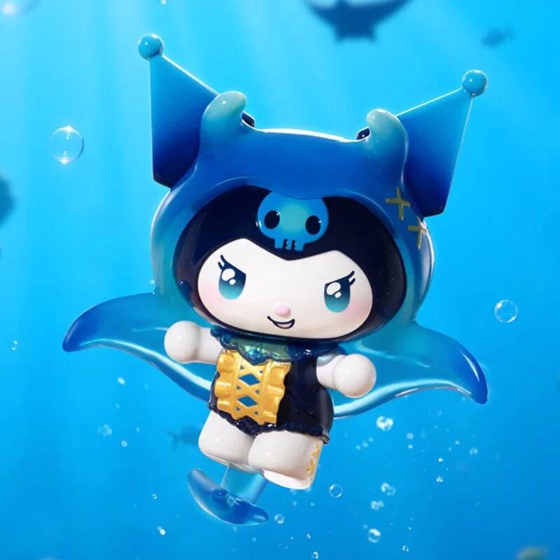 Toptoy Kuromi Deep Sea Secret Series Trendy Figurine Cute Doll Desktop Decor Ornament Gift For Adult Collectors