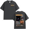 Rapper Morad MDLR Album Graphic T Shirt Unisex Women Fashion Hip Hop Vintage Tshirt Cotton Oversized Short Sleeve Tshirts Tops